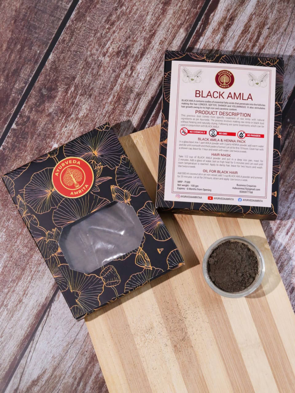 Use Black Amla Powder to Get Long, Strong, and Hair Conditioning