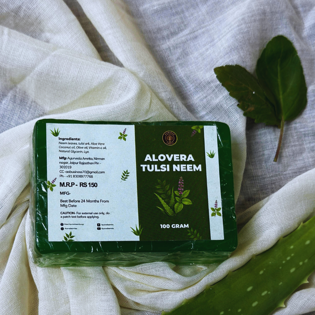 Aloevera Tulsi Neem Soap