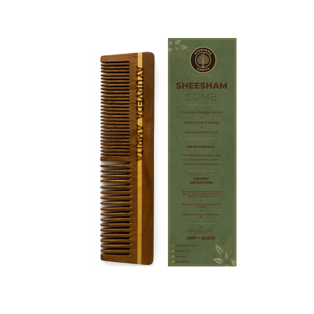 Sheesham Comb Twin Tooth Flat