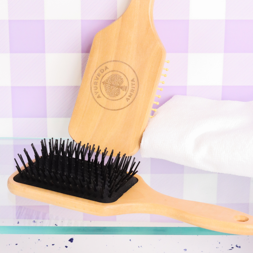 Wooden Paddle Hair Brush