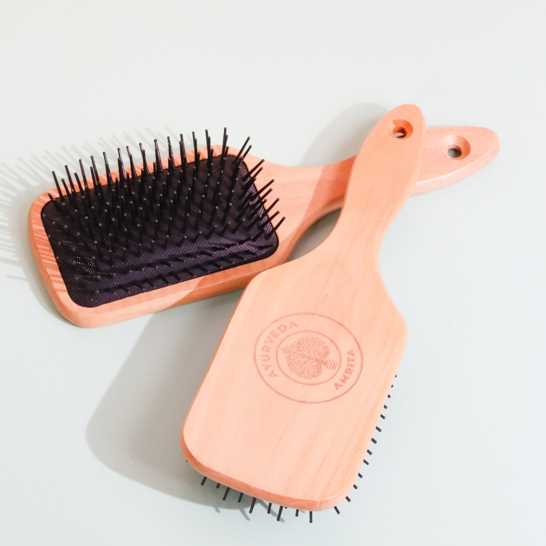 Wooden Paddle Hair Brush