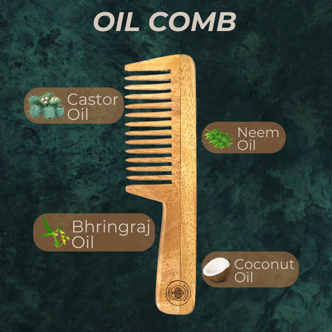 Oil Neem Wood Comb