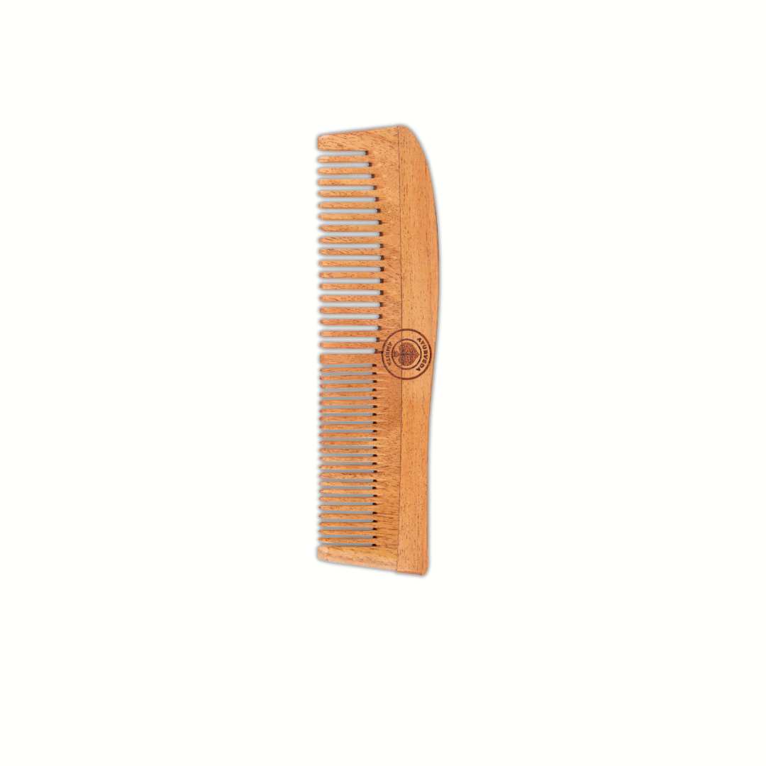 Neem Wood Comb Twin Tooth