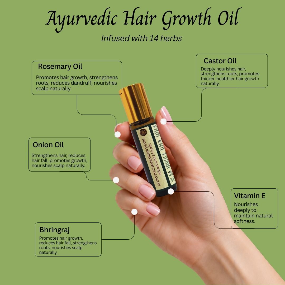 14 Herbs Hair Growth Roll On
