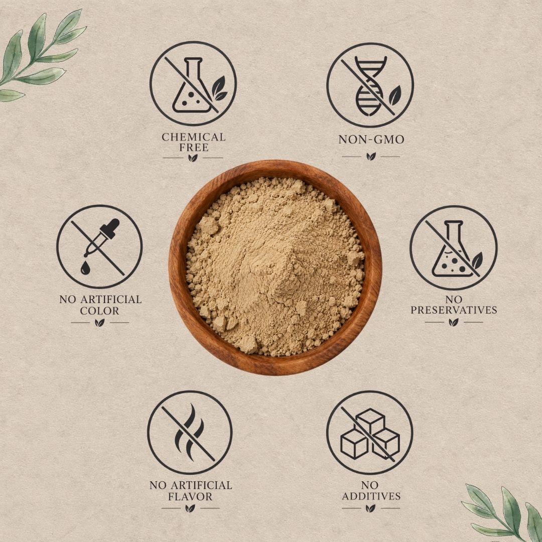 Pure Safed Musli Powder 100g — White Musli Root