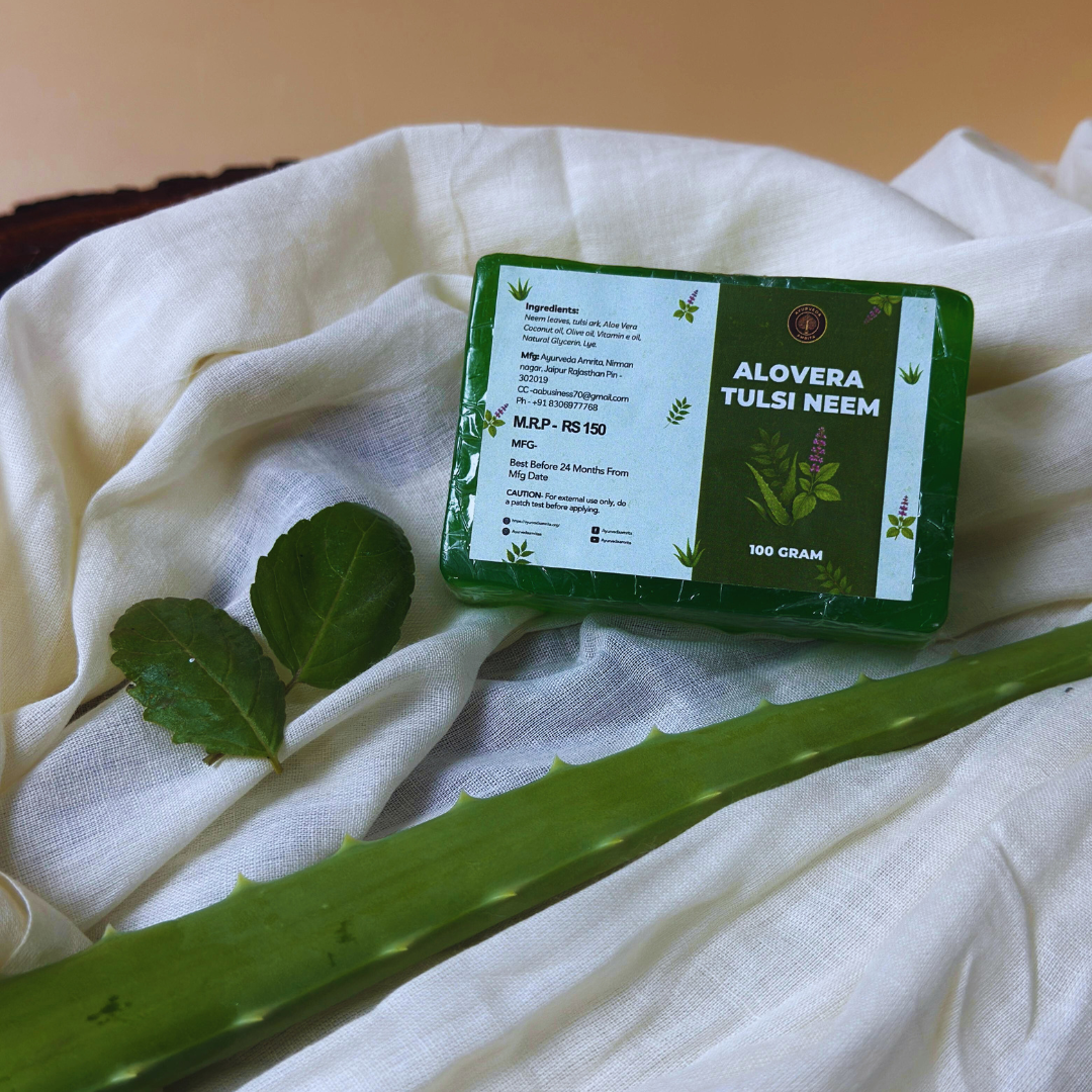 Aloevera Tulsi Neem Soap