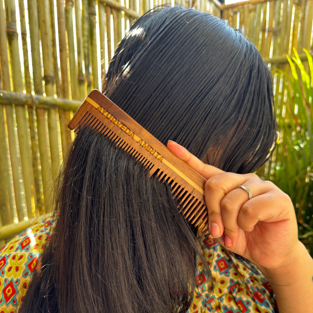 Sheesham Comb Twin Tooth Flat