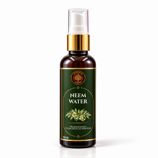 Steam Distilled Neem Toner for Acne & Oily Skin, 100ml by Ayurveda Amrita