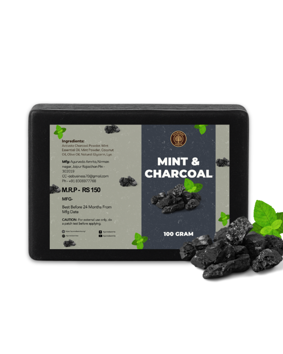 Charcoal and Mint Soap