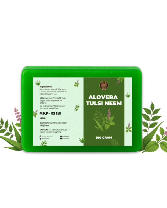 Aloevera Tulsi Neem Soap