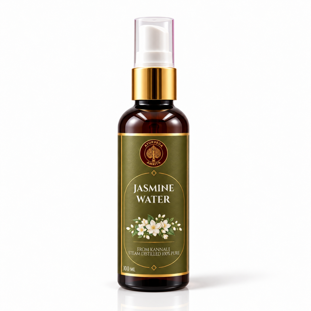 Steam Distilled Jasmine Water, 100ml by Ayurveda Amrita