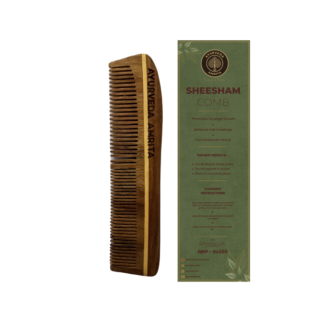 Sheesham Comb Twin Tooth