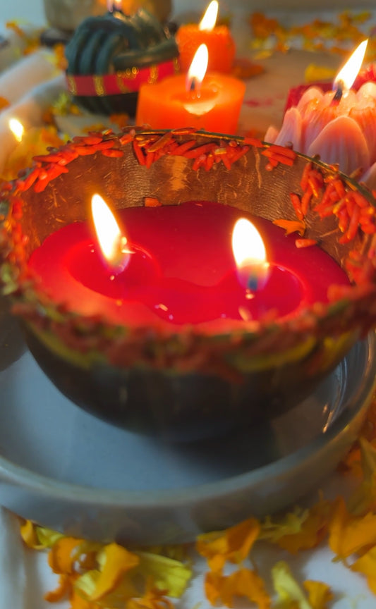 Coconut candle