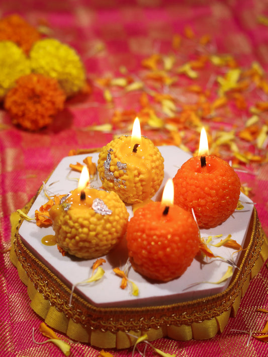 Motichur Ladoo Candle