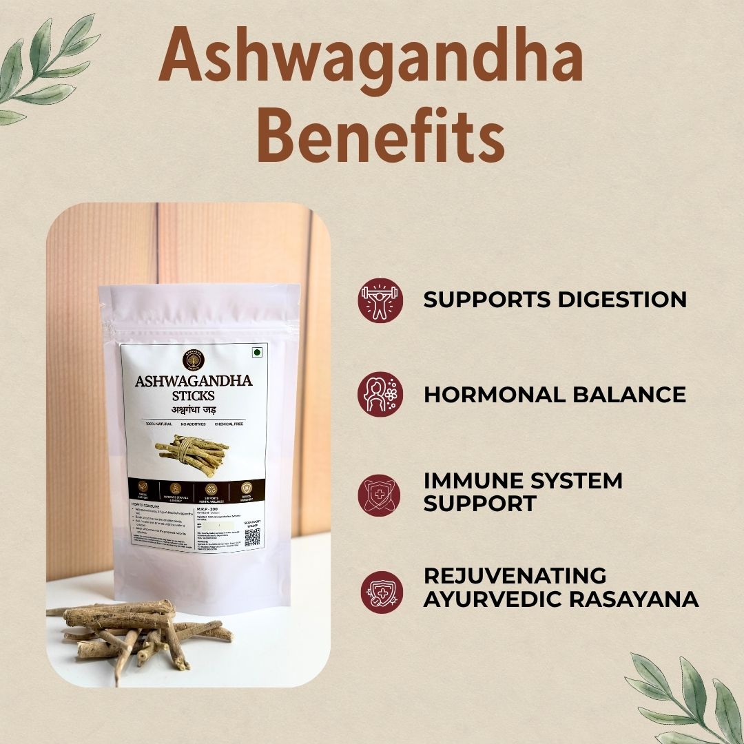 Ashwagandha Whole Root (Sabut)