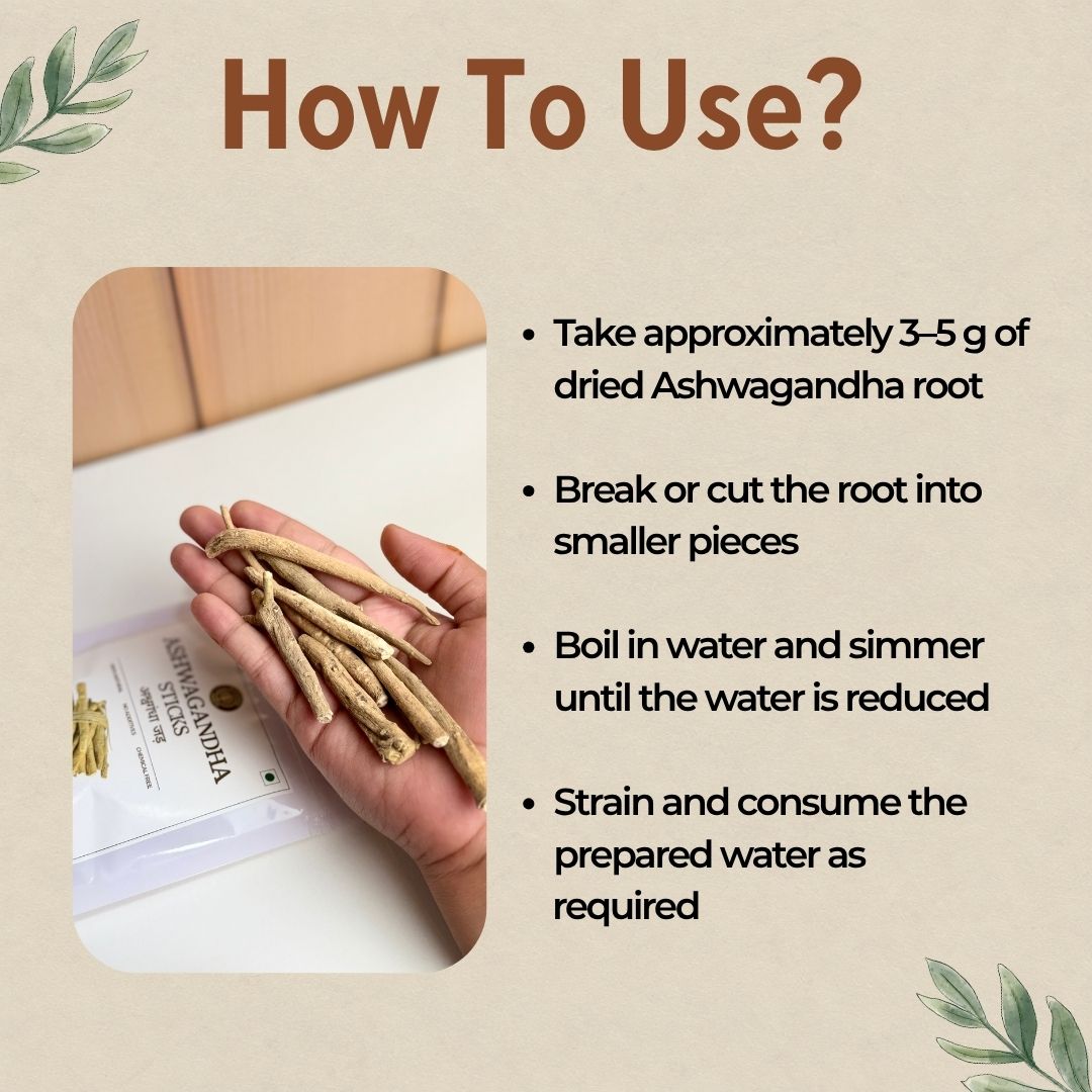 Ashwagandha Whole Root (Sabut)