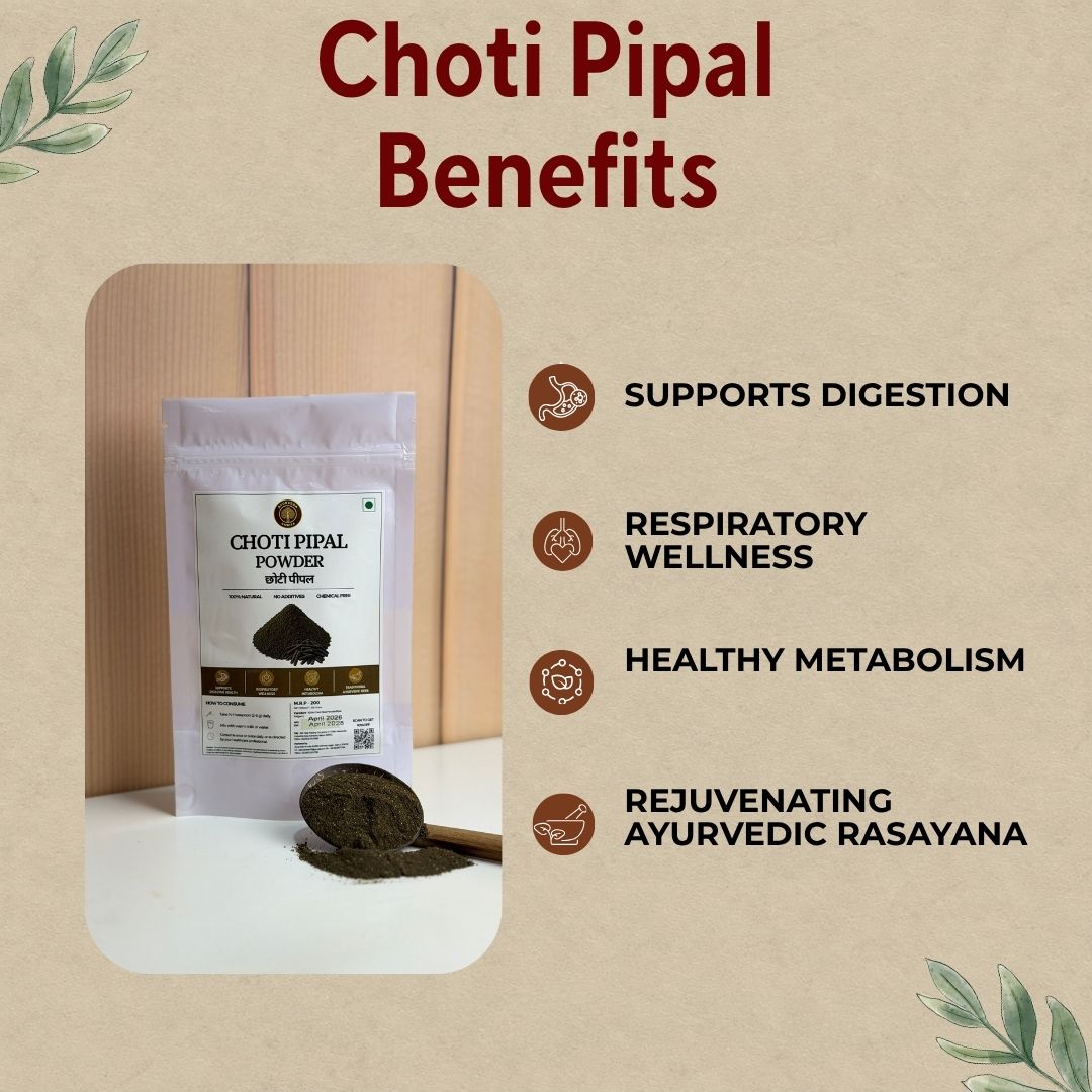Pure Choti Pipal Pippali Powder 100g — Long Pepper
