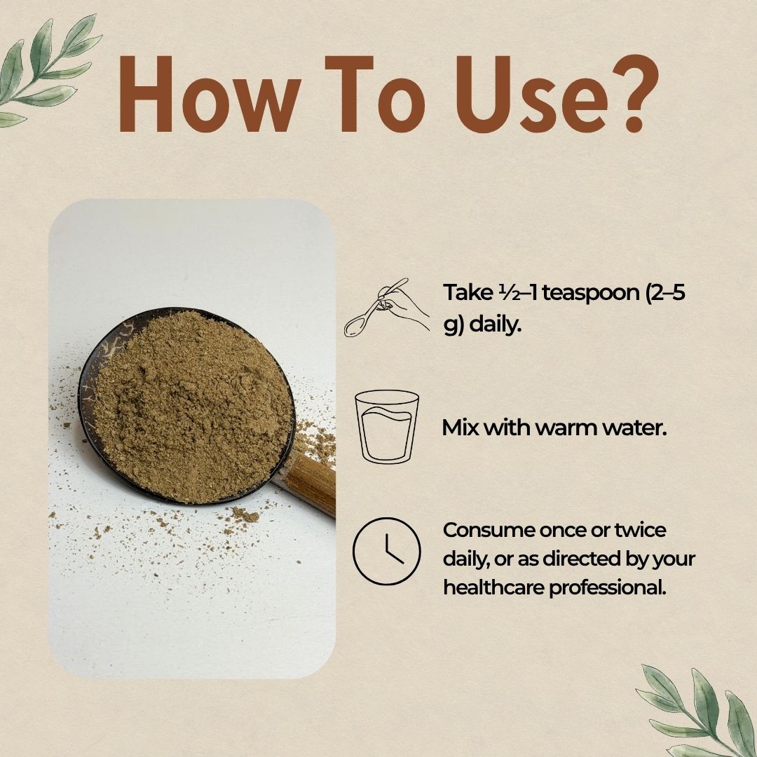 Pure Gokhru Powder 100g — Gokshura Tribulus