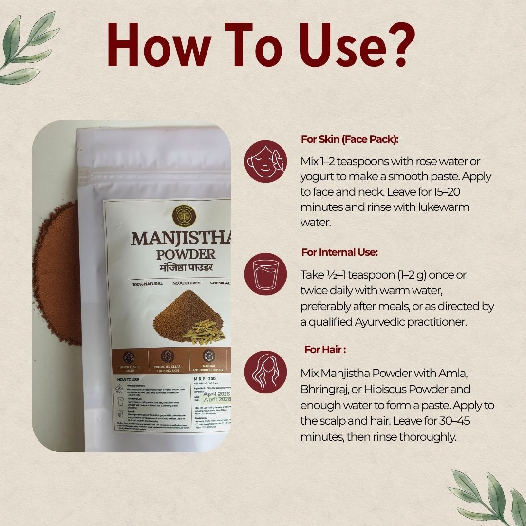 Pure Manjistha Powder 100g