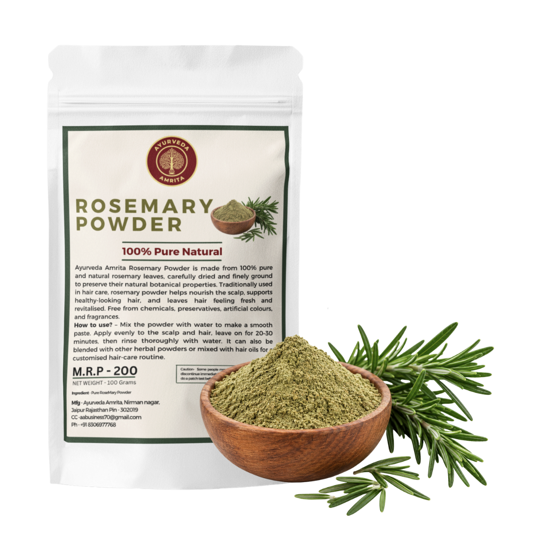 Pure Rosemary Powder 100g — For Hair Masks & Rinses