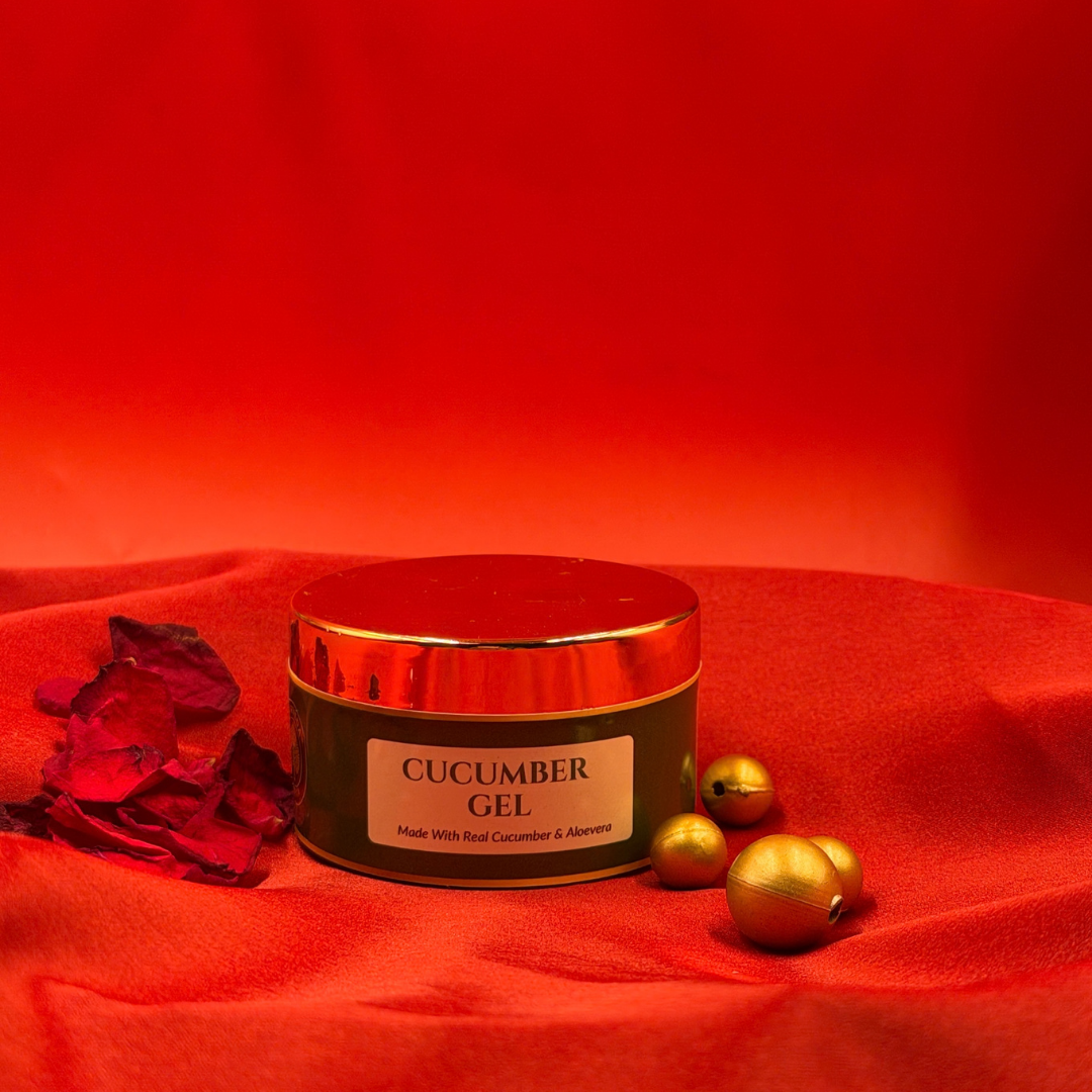 The White Sandalwood Ritual — Safed Chandan, Rose Water & Cucumber Gel