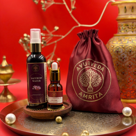 The Saffron Ritual — Saffron Water & Saffron Oil Gift Set